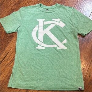 KC - Green Graphic T-Shirt with White Logo